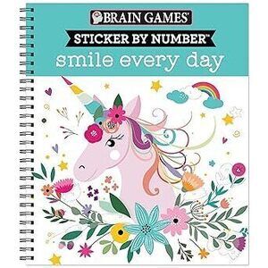 Brain Games - Sticker By Number: Smile Every Day